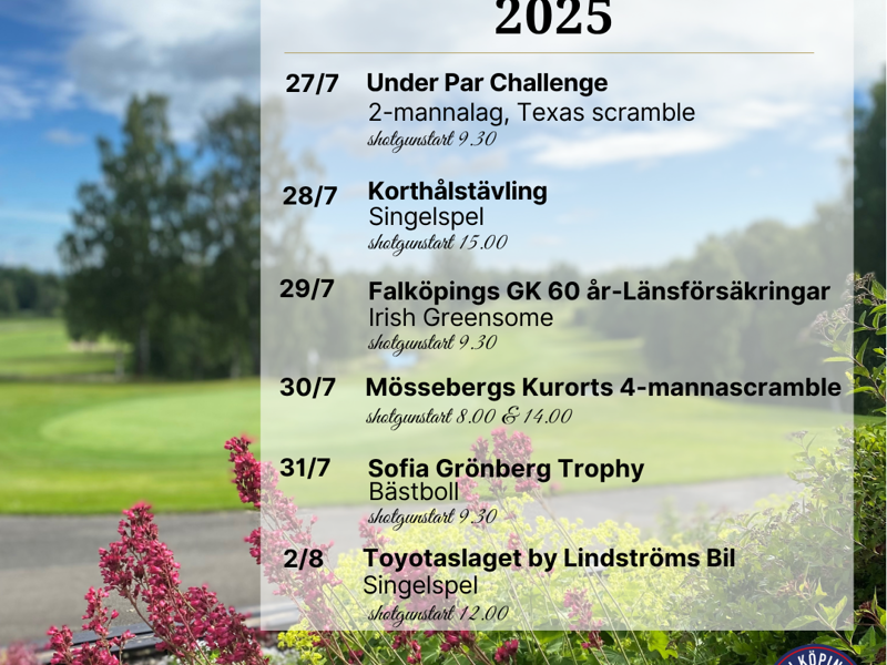 Golfveckan 2025