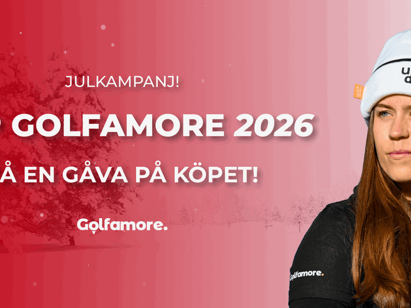 Julklappen som ger mer golf - köp Golfamore-kortet!