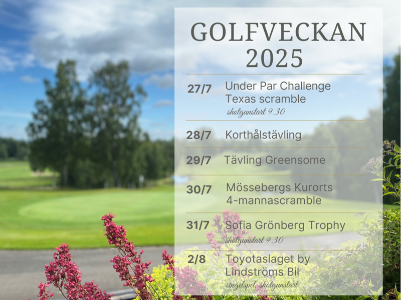Golfveckan 2025